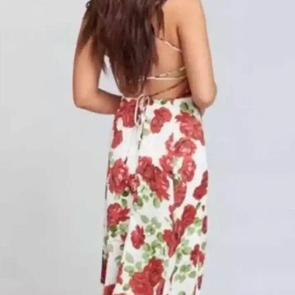Show Me Your Mumu Women’s Godshaw Goddess Rose Floral Maxi Bridesmaids Dress - Picture 6 of 15